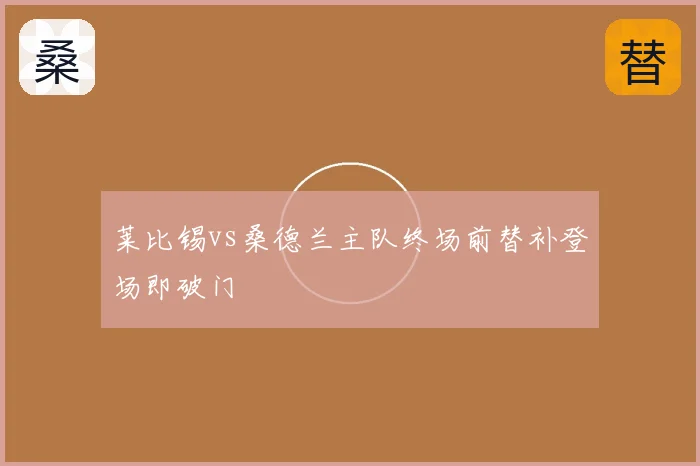 莱比锡vs桑德兰主队终场前替补登场即破门